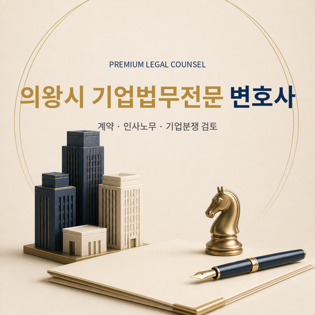 의왕시 기업법무전문 변호사